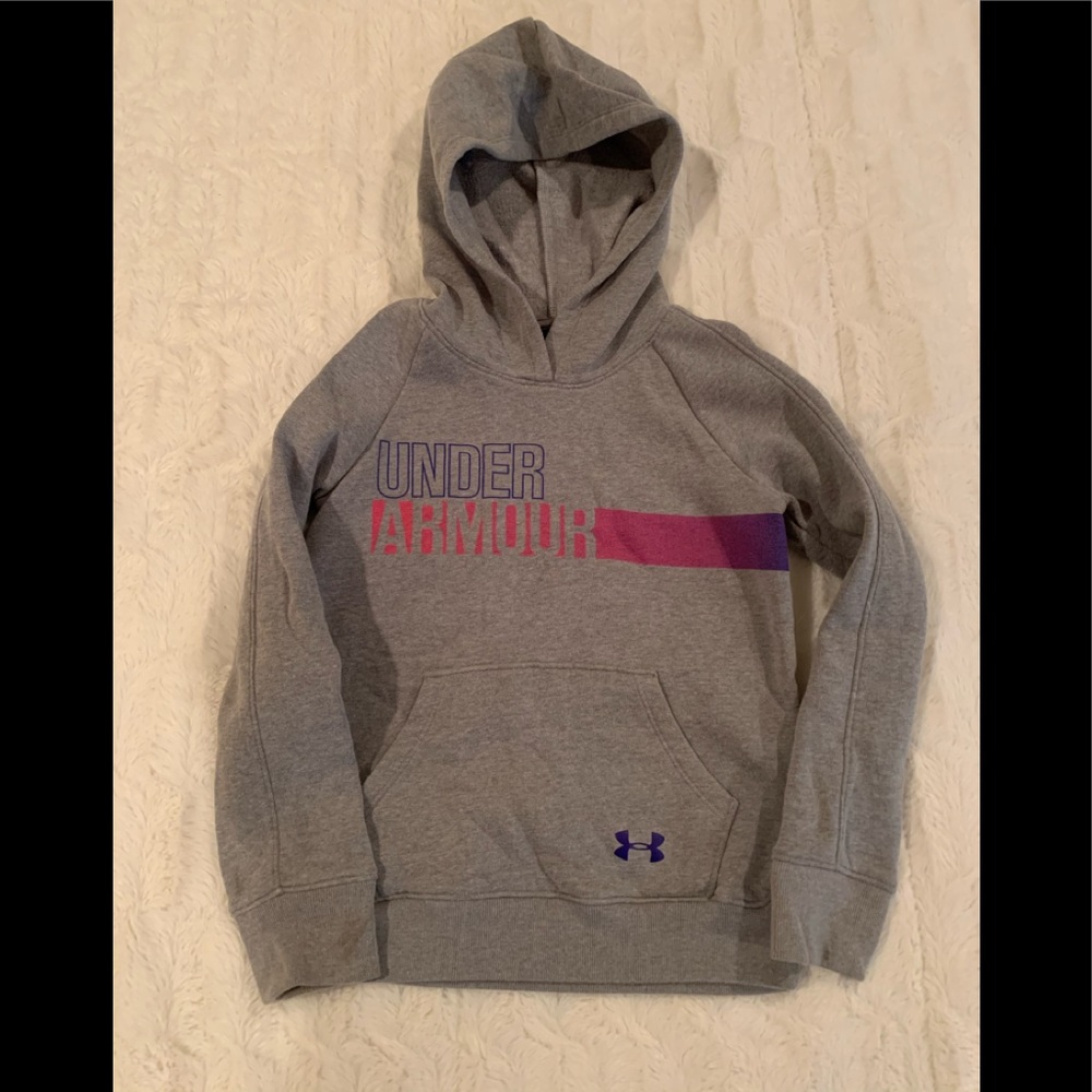 Girls Under Armour Hoodie Sz Youth Small